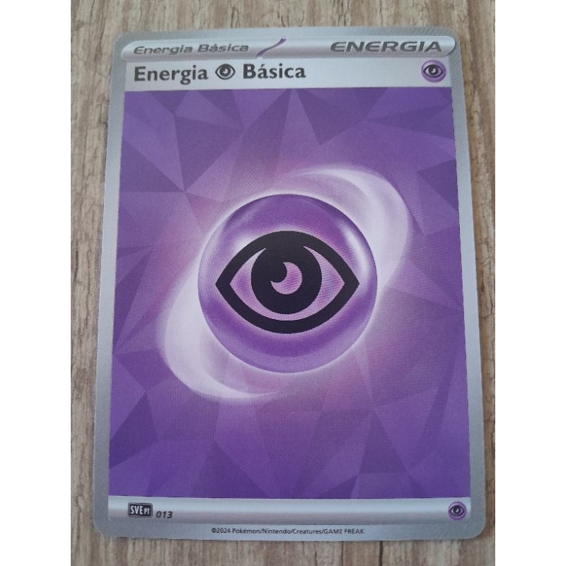Carta Pokemon Treinador Energia Psiquico Original SP