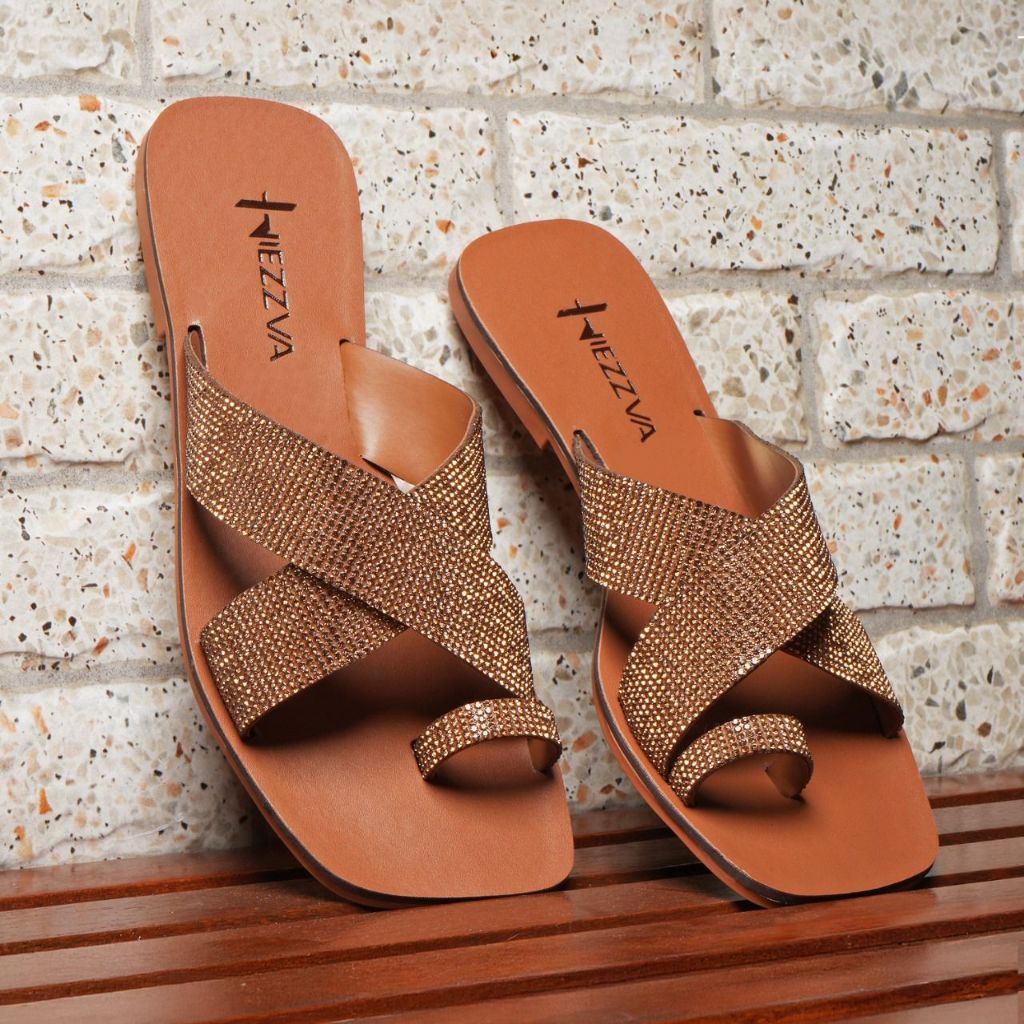 Sandália Feminina Rasteirinha Casual Com Strass Super Macia e Leve Lançamento Promoção em Oferta na Shopee