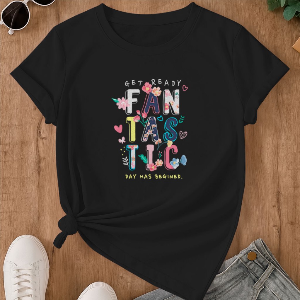 Camiseta  - estampada  | Fantastic | borboletas flores |  blusa feminina t - shirt premium 100% algodão oversized