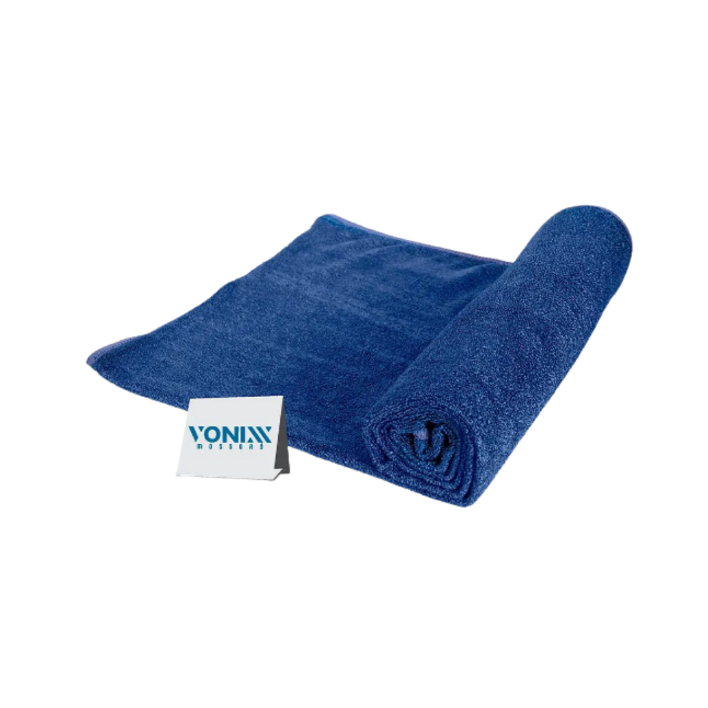 Toalha Microfibra Secagem Automotiva 50x90cm 350gsm Vonixx Cor Azul em Oferta na Shopee