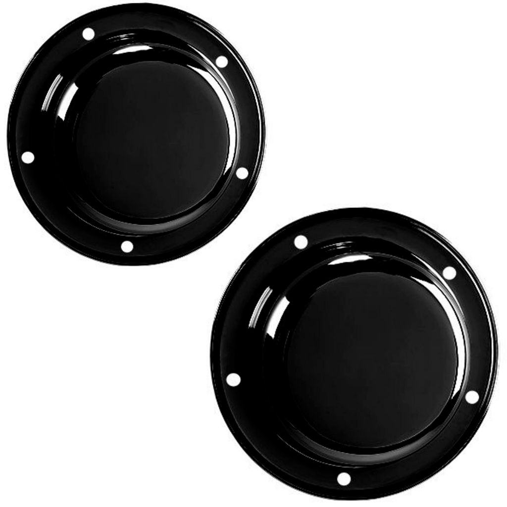 Kit Tampa Cubo Roda Randon 5 Furo Metal Pequena Pintada