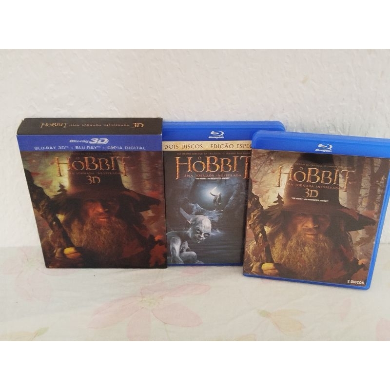 Box O Hobbit: Uma Jornada Inesperada – Blu-ray + Blu-ray 3D – Original