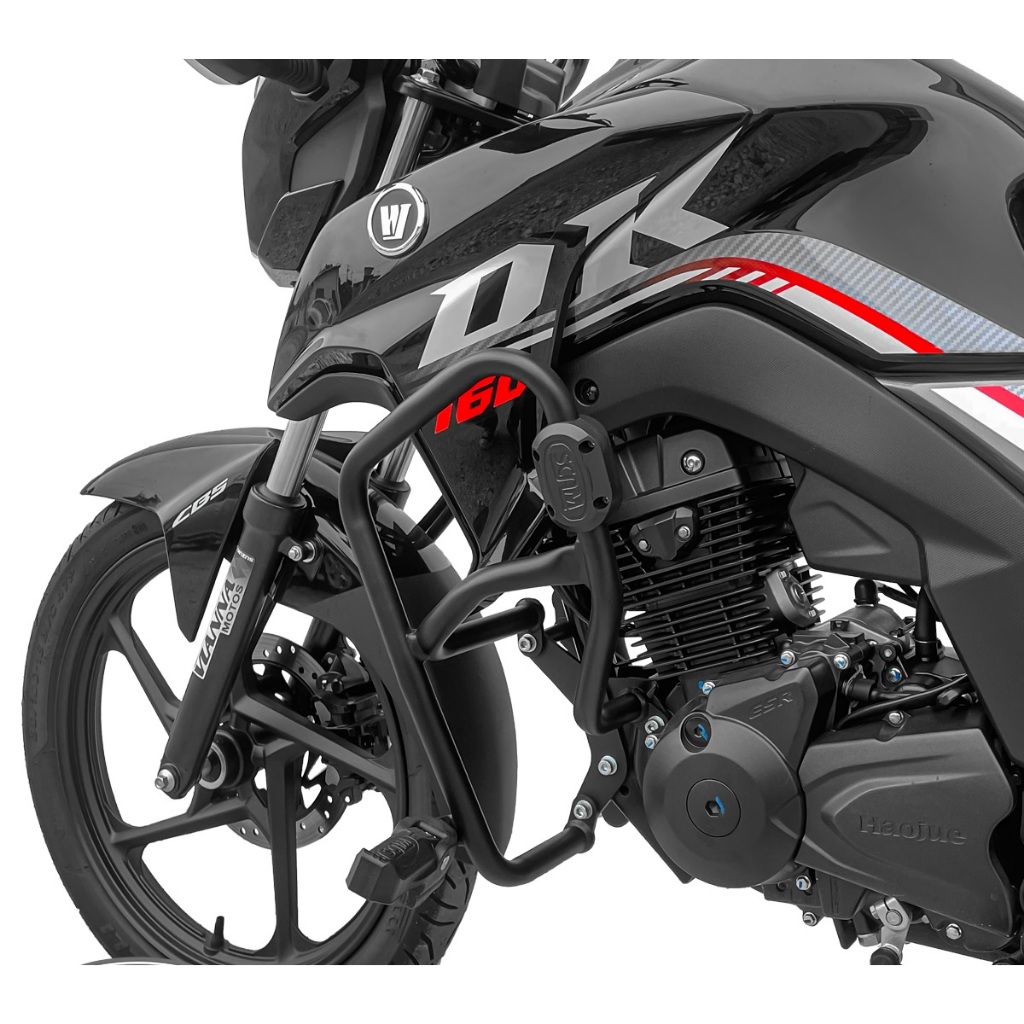 Protetor de motor e carenagem com pedaleira Scam - Haojue DK160 2023 2024 2025