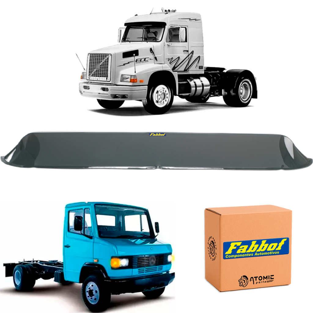 Defletor Capô Acrilico Mb 710/712 Volvo Xh/nh/power/edc