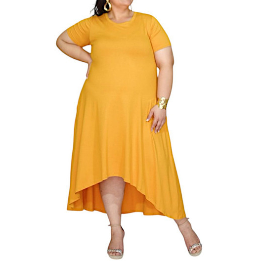 Vestido Mullet Feminino Viscolycra Com Bolsos Evangélico Midi Elegante Confortável Moda Plus Size Batismo Culto Casual