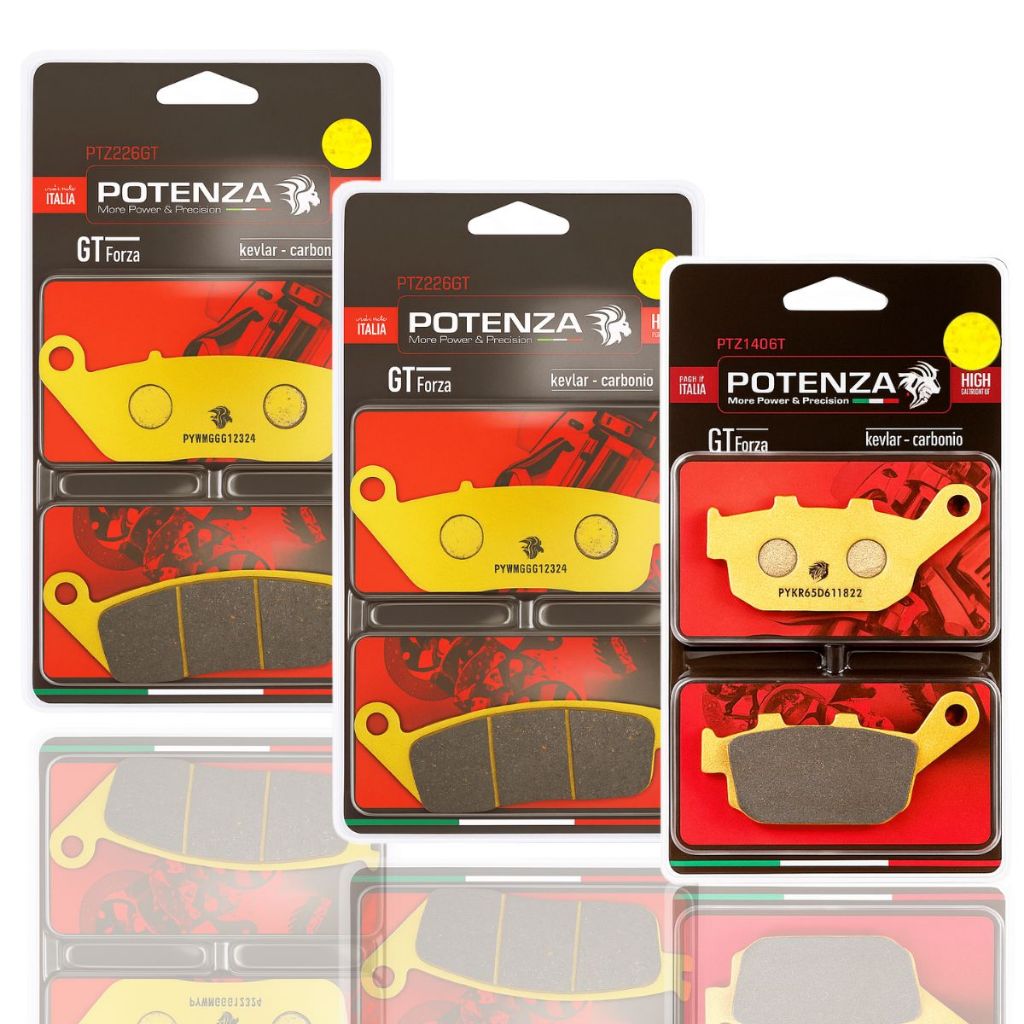 Kit Pastilhas de Freio Cbr 650f / Cb 650f / Cb 500x 2023-2024 / Tiger 800 (Nissin) Potenza Gt Forza em Oferta na Shopee