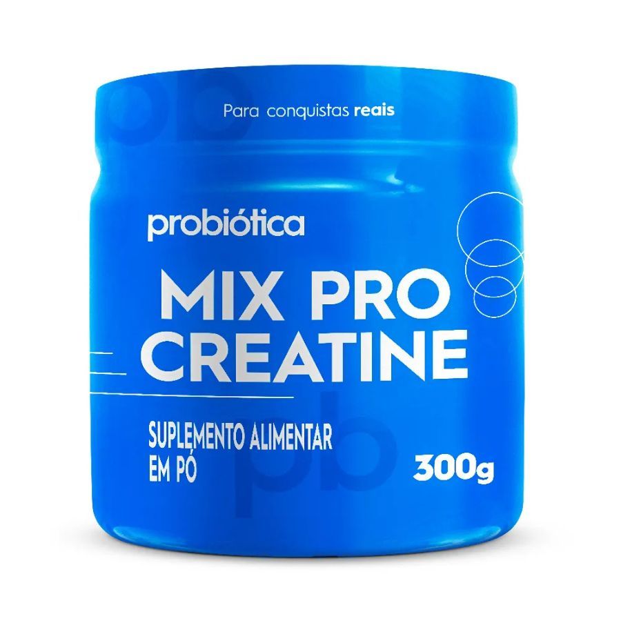 Mix Pro Creatina 300g - Probiótica - 100% Monohidratada em Oferta na Shopee