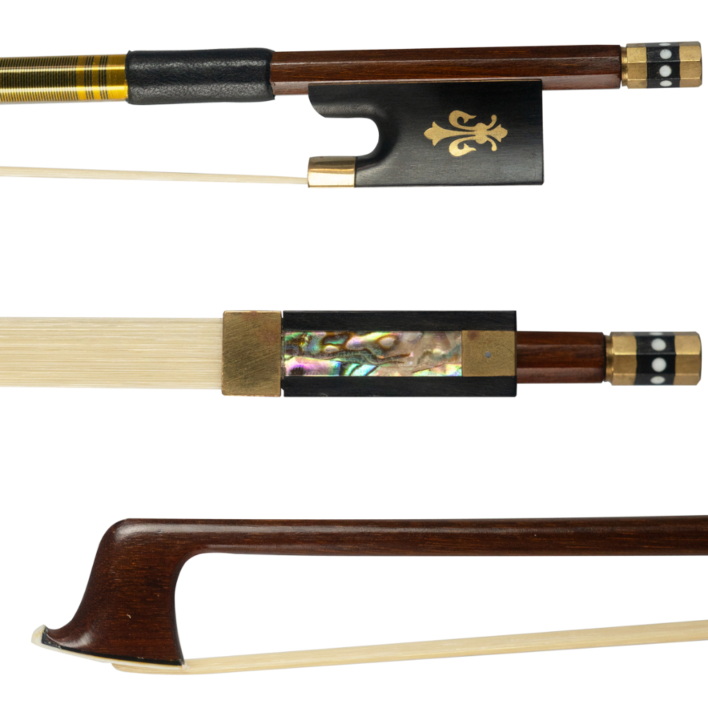 Arco Violino Erudithus V12 Ébano Flor-de-lis Dourado