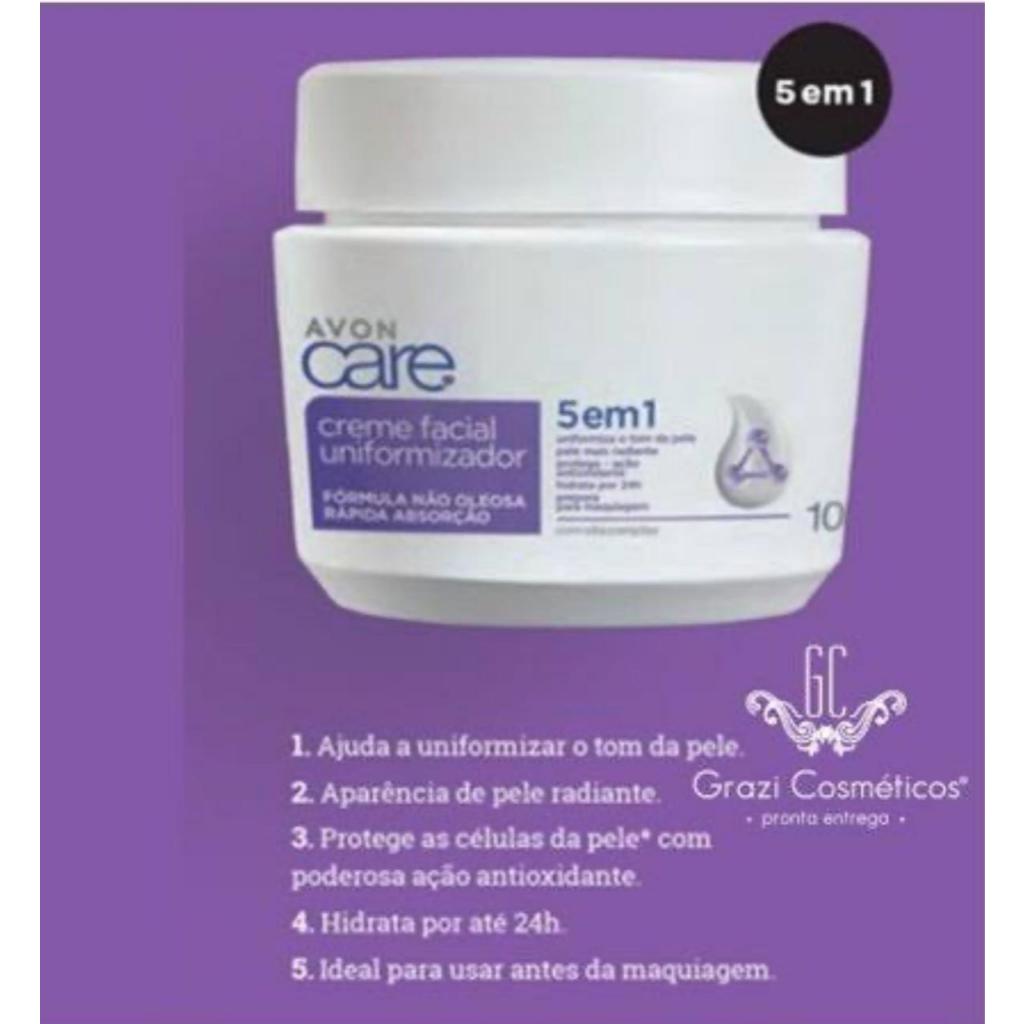 avon care hidratante facil uniformizador 100g