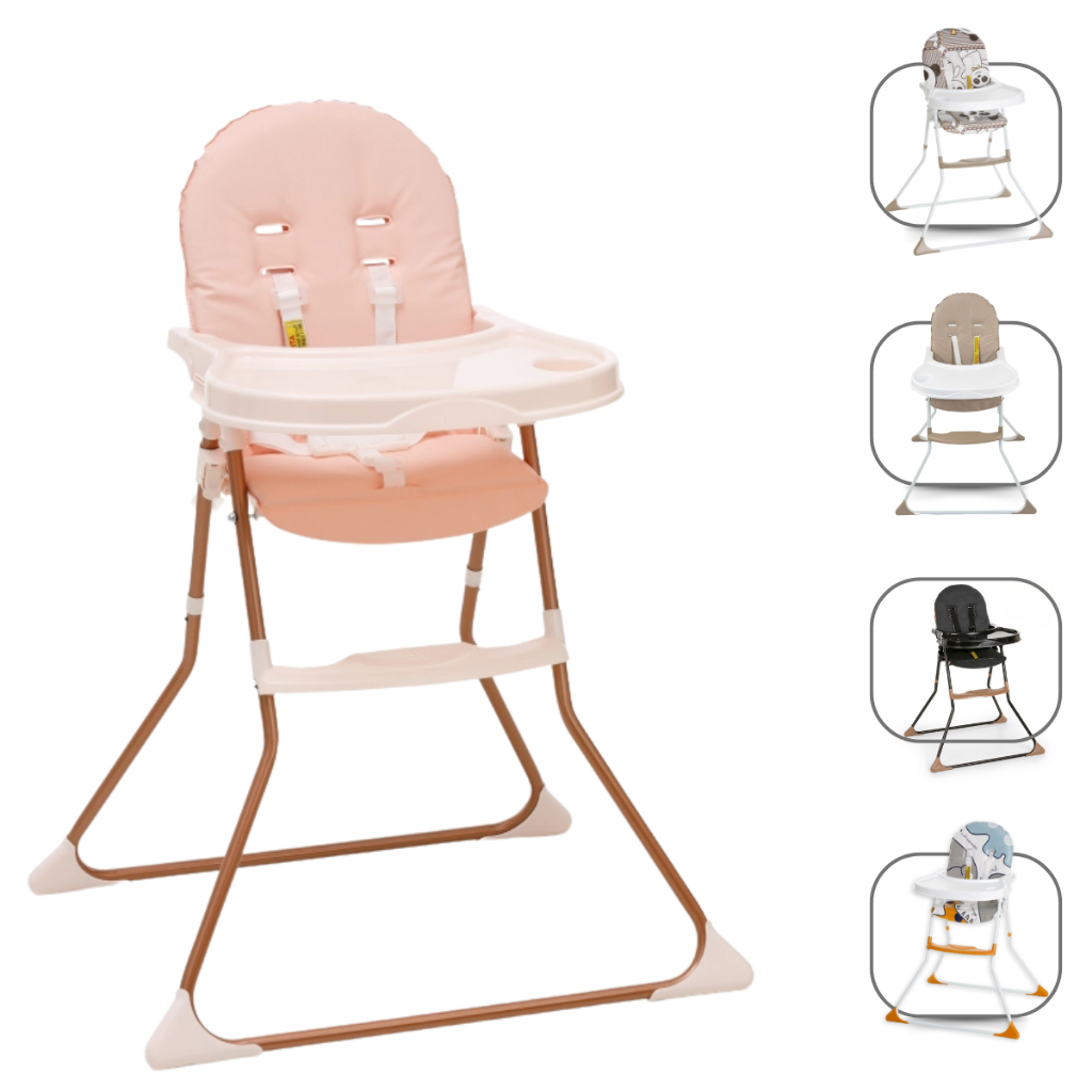 Cadeira de alimentação Alta Portátil Bebe Infantil Nick Galzerano Até 23kgs