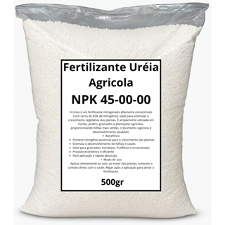 Fertilizante Uréia Mineral NPK 45-00-00 500gr, 1kg e 2kg em Oferta na Shopee