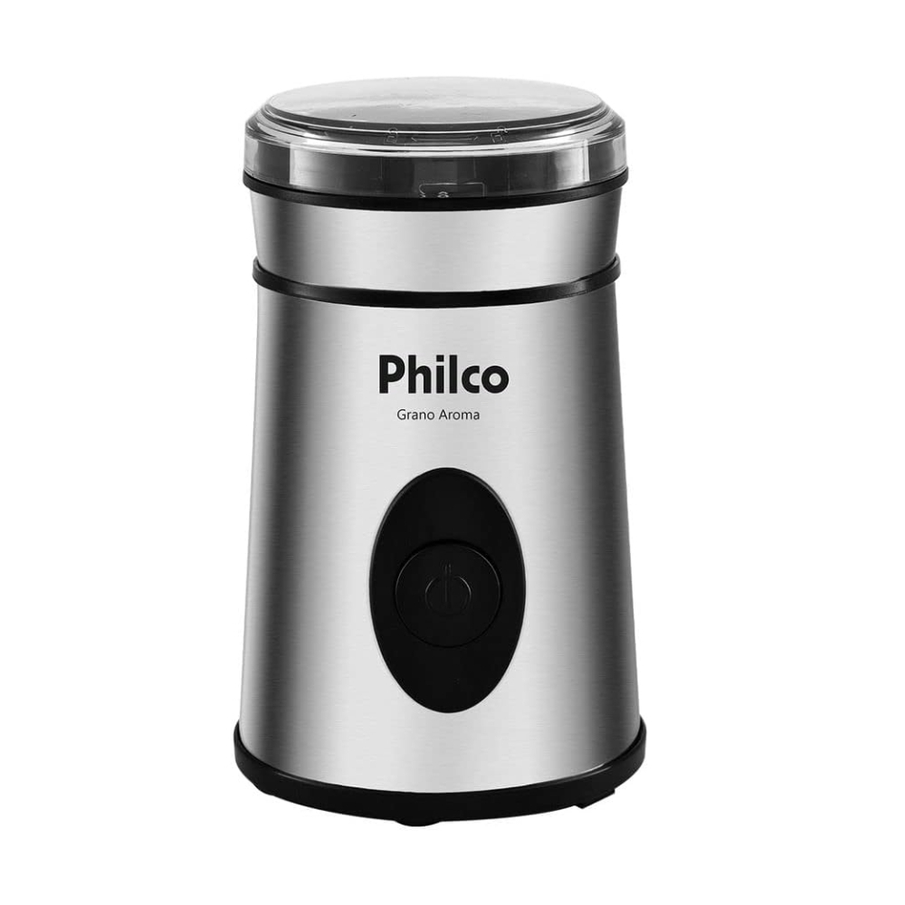 Moedor de Café Elétrico Philco Grano Aroma PMC01I, Capacidade 50g Com Colher Dosadora em Oferta na Shopee