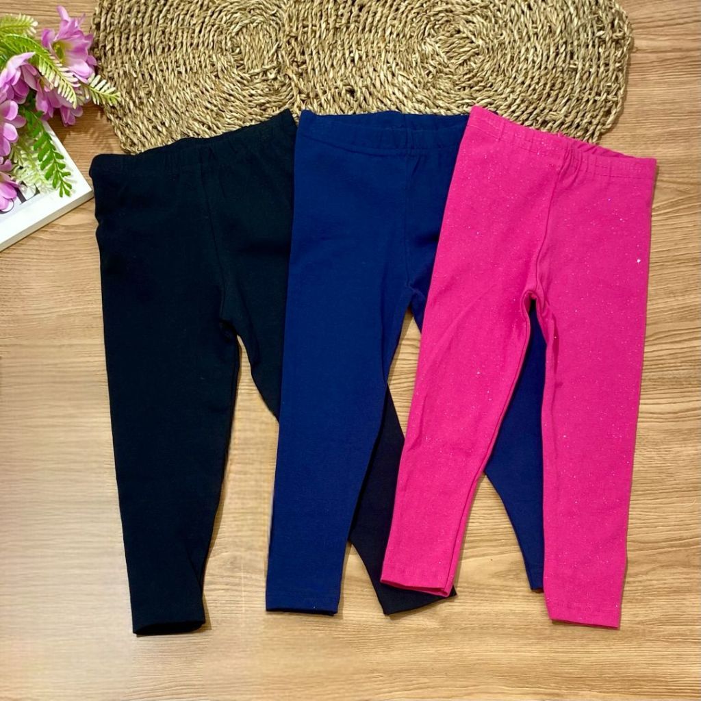 Calça Legging Infanto-juvenil Meninas Cotton Algodão Conforto e Qualidade Legg Escolar Blogueira 1 á 16 anos