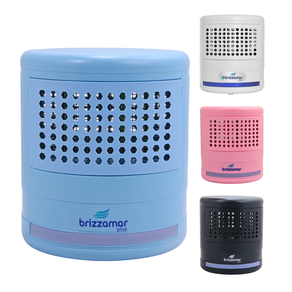 Purificador Ionizador E Ozonizador De Ar, 90m³ - Brizzamar Azul