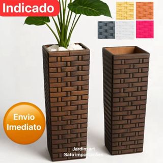 Vaso Coluna Torre 54cm e 40cm Estilo Sofisticado em Oferta na Shopee
