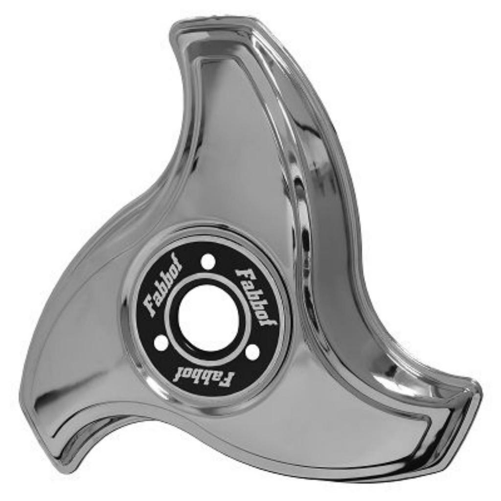 Calota Aro 16/17,5 Metal Helice 3 Pontas Direito Com Rodoar