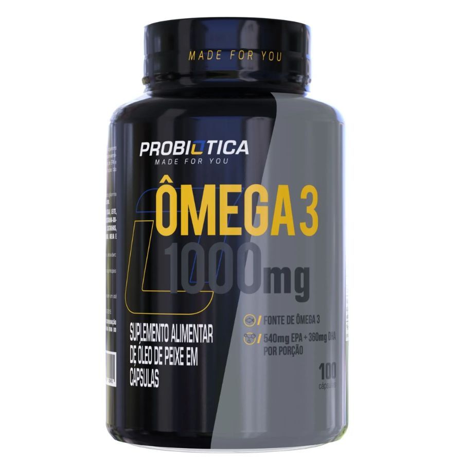 OMEGA 3 PRO Pote 100 Cápsulas V02 Suplemento de Oleo de Peixe em Capsula 1000mg Probiotica em Oferta na Shopee