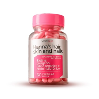 CRESCIMENTO PARA CABELO E UNHA COM BIOTINA. COLÁGENO E ÁCIDO HIALURÔNICO PARA UMA PELE FIRME. 60CPS em Oferta na Shopee