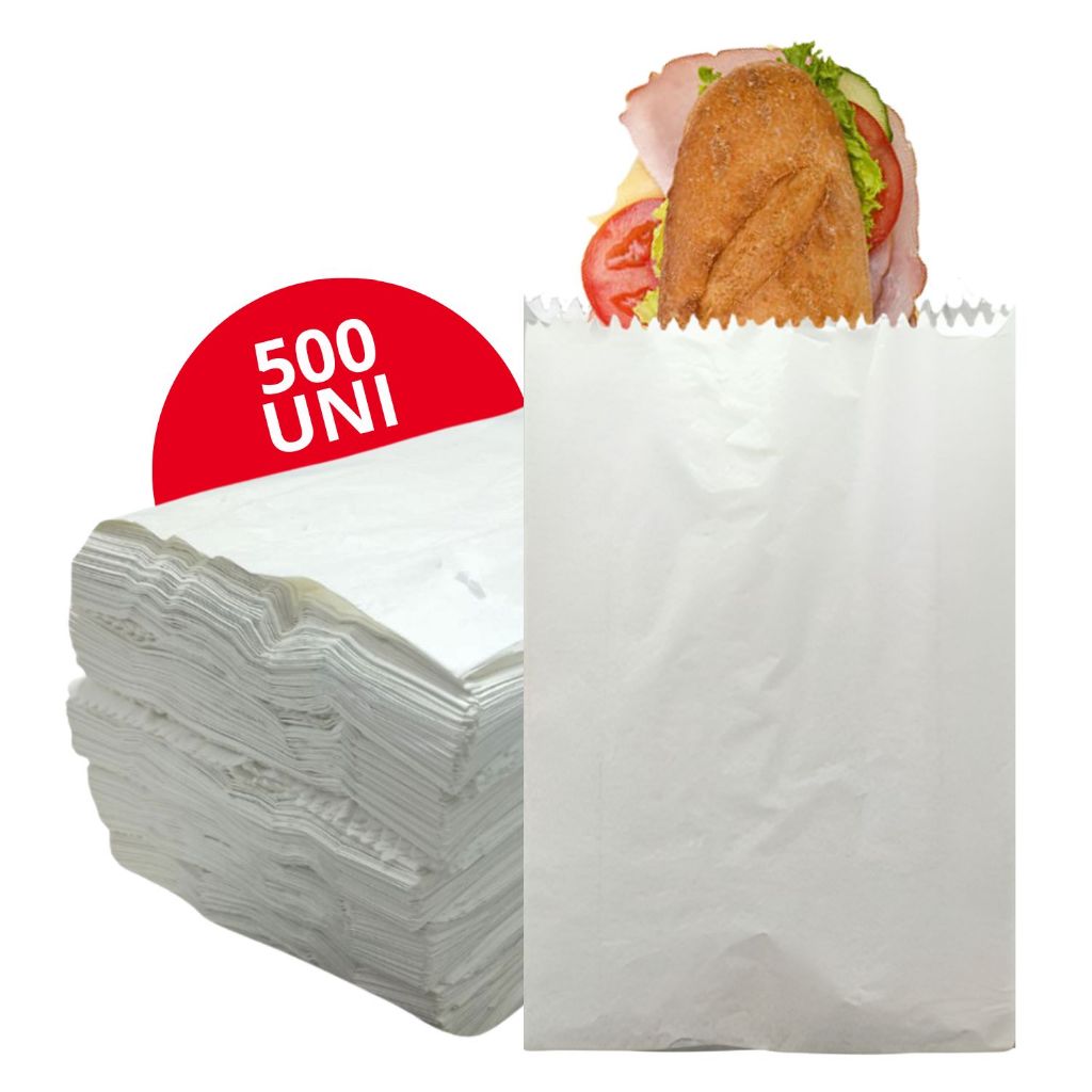 Saco Papel Mono Viagem Pequeno Pipoca Lanches Pacote 500 Unidades