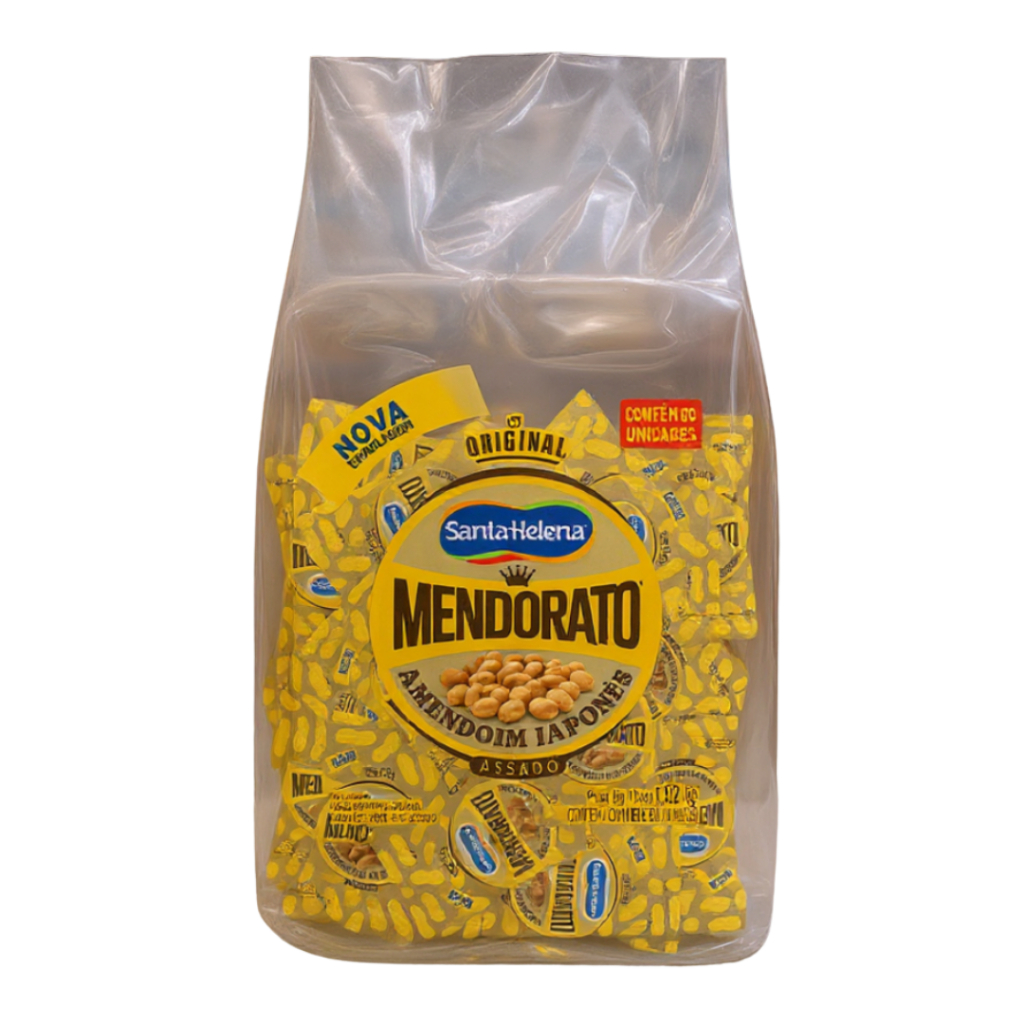 Amendoim Japonês Mendorato – 60 Unid de 24g | Fardo Econômico Santa Helena