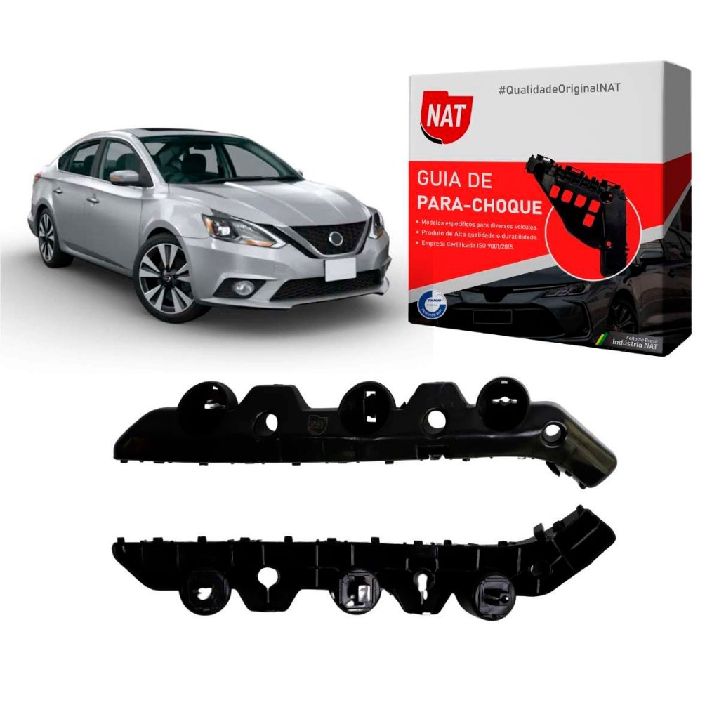 Suporte Guia Parachoque Sentra 2017 Até 2020 Dianteiro