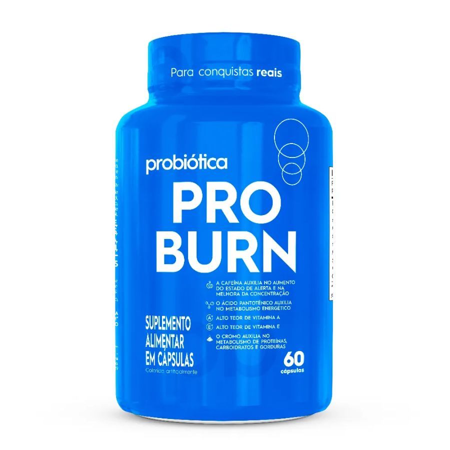 PRO Burn Pote 60 Capsulas Suplemento Alimentar - Probiótica em Oferta na Shopee