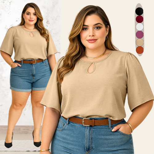BLUSAS PLUS SIZE FEMININA BASICA SOLTINHA BLUSA FEMININAS CASUAL ELEGANTE TENDÊNCIA MODERNA PROMOÇÃO BARATO FRESQUINHA