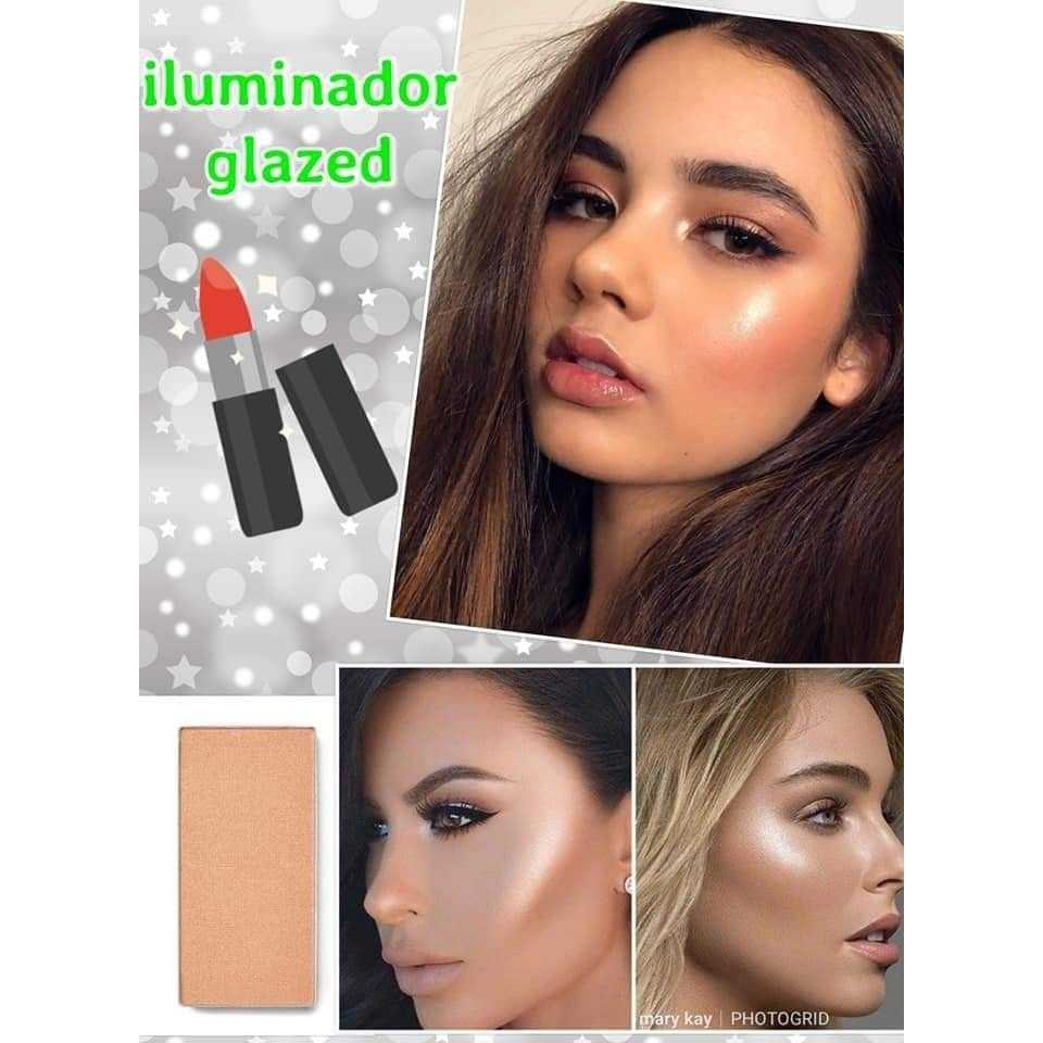 Pó Iluminador compacto para o rosto Glazed Mary Kay