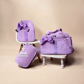 Kit Bolsa Maternidade Mala Reforçada Trocador Bebê Criança Menina Menino 3 Peças em Oferta na Shopee