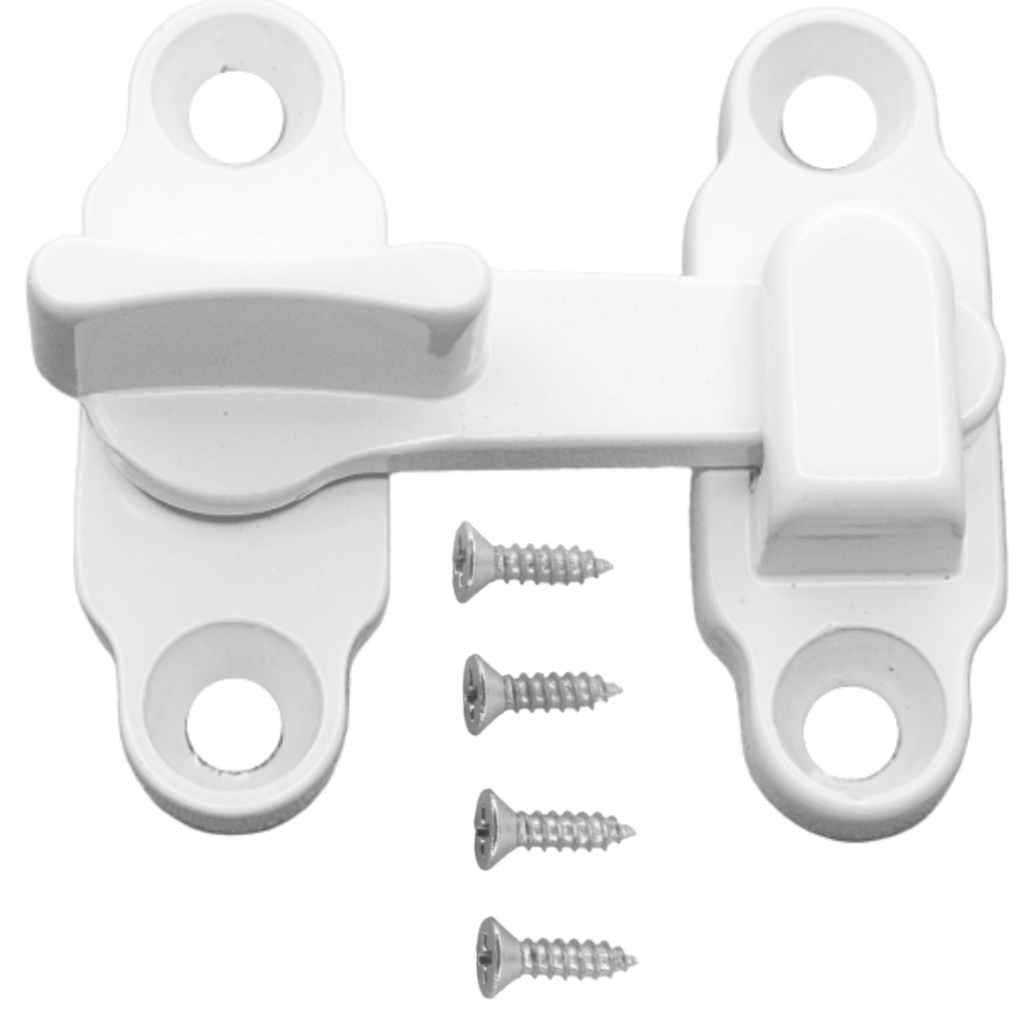 Tranqueta Fecho Trinco Gde Segurança Metal para Portas Janelas e Armários - 1 Unidade Cores