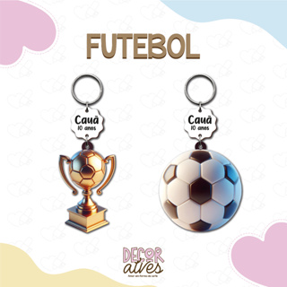 Futebol / Times / Troféu  - Chaveiro Personalizado MDF brilhoso Lembrancinha infantil em Oferta na Shopee