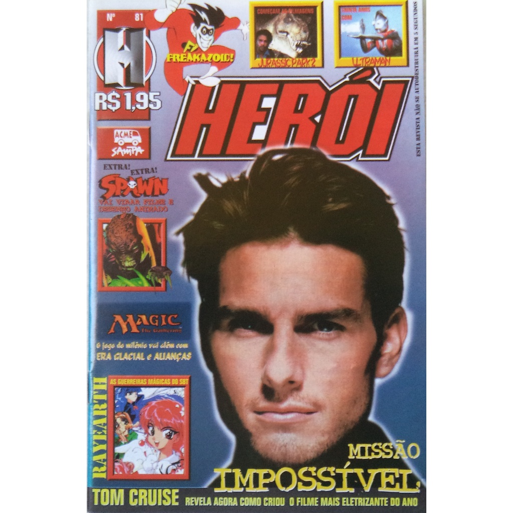 Revista Heroi Gold N° 81 Capa tom cruise