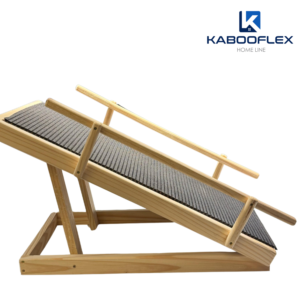 Rampa Grande c/corrimão Com 3 Níveis de Regulagem Ajustável - Pet Love em Oferta na Shopee