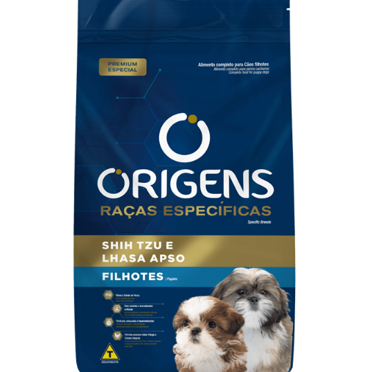 Origens Filhotes 10kg Shih Tzu e Lhasa Ração