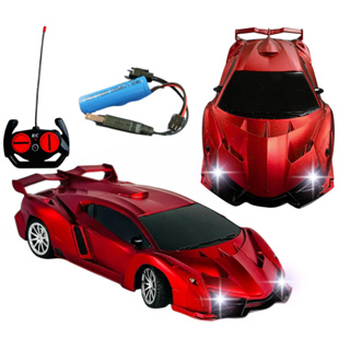 Carrinho Controle Remoto Farol Em Led Ferrari Recarregável em Oferta na Shopee