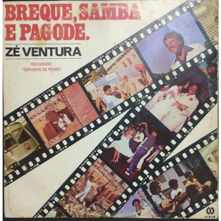 Lp Vinil Zé Ventura Breque, Samba E Pagode - 1980