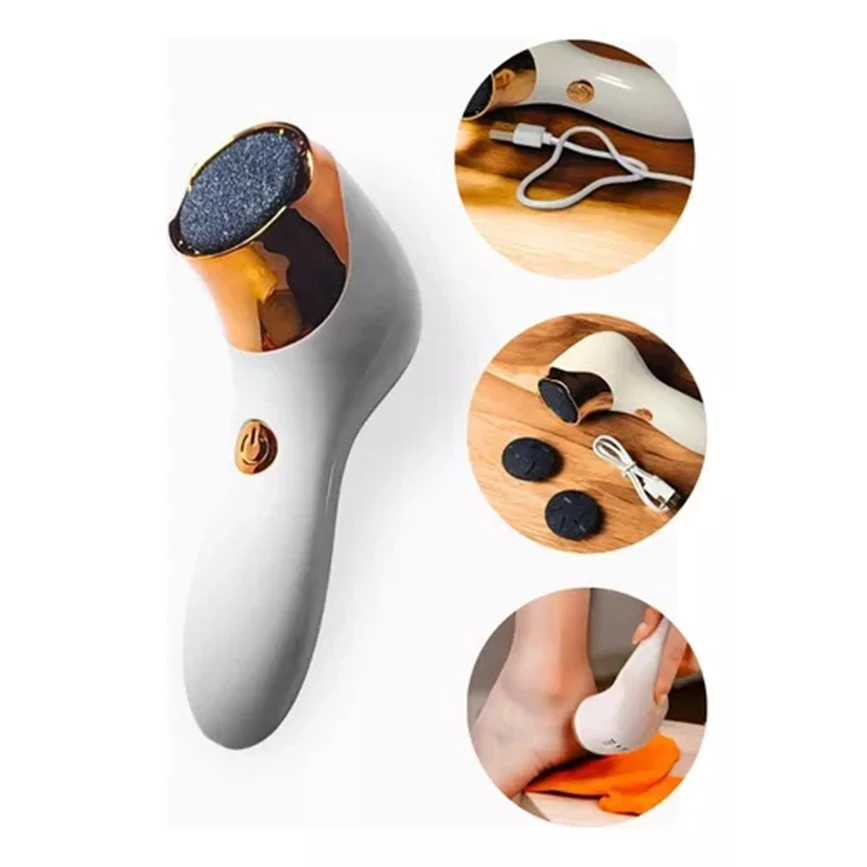 Lixador Pé Elétrico Removedor Esfoliador Elétrico Para Pés Lixa Elimina Calos em Oferta na Shopee