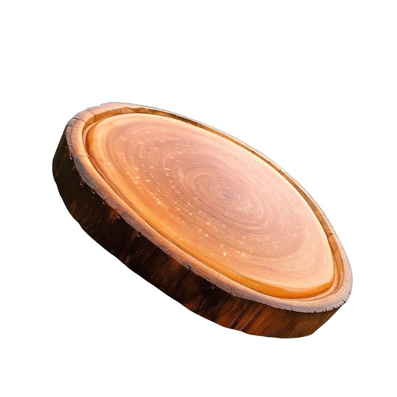 Tabua De Corte Churrasco Grande Robusta Feita De Madeira Nobre 40cm