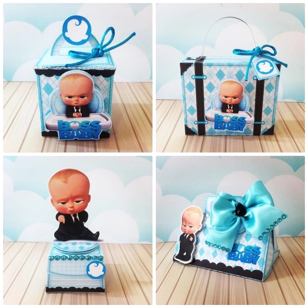 Kit Papelaria Personalizada Poderoso Chefinho Caixa Caixinha para Festa DESMONTADO