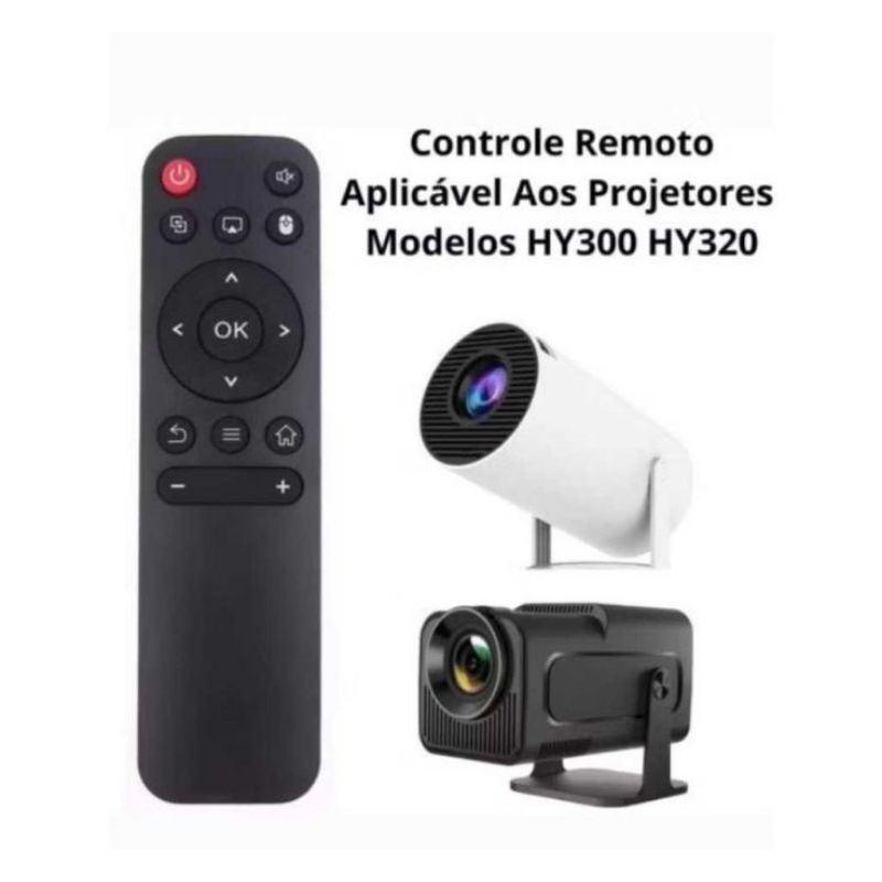Controle Remoto para Projetor HY300/HY320 – Magicubic Salange Função Mouse Testado antes do Envio Controle Remoto para Projetor HY300/HY320 – Magicubic Salange Função Mouse Testado antes do Envio
