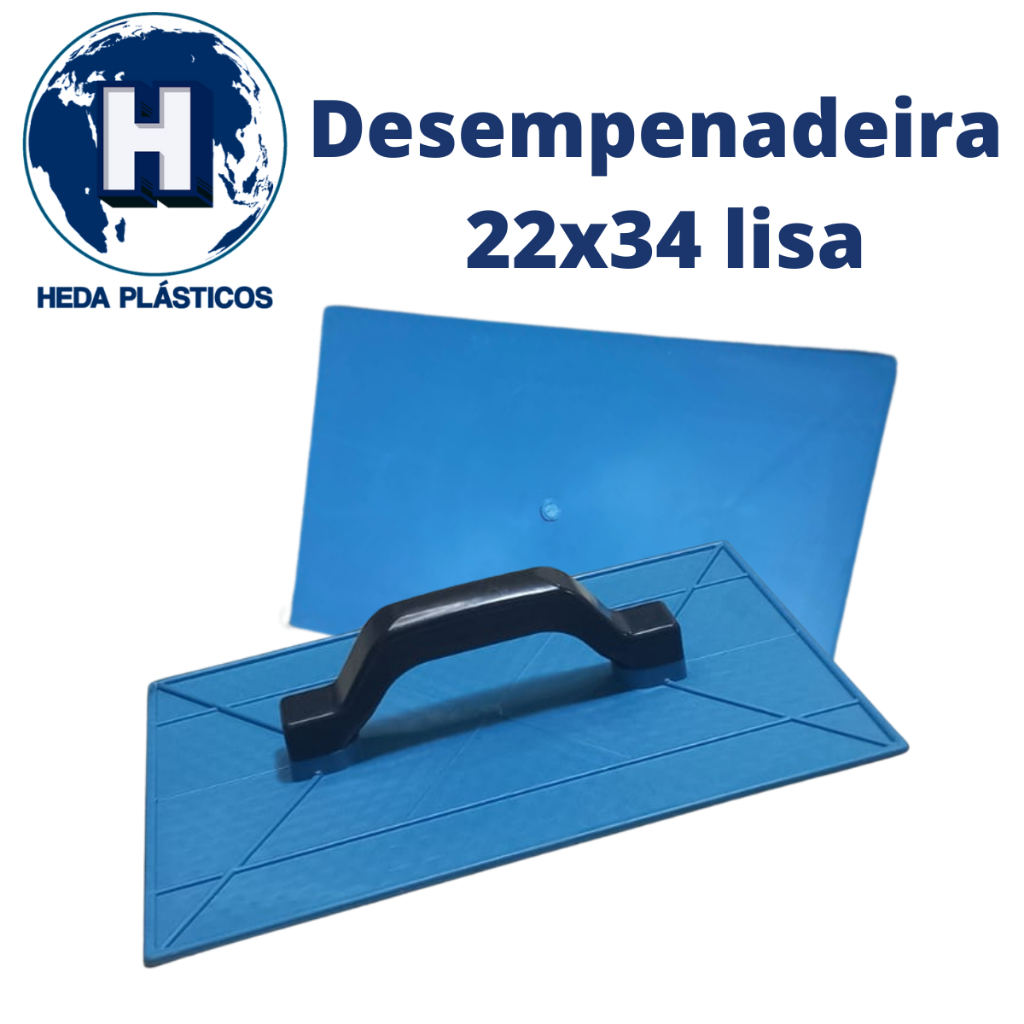 Desempenadeira Plástica Psai 22x34 cm Lisa 1 Peça