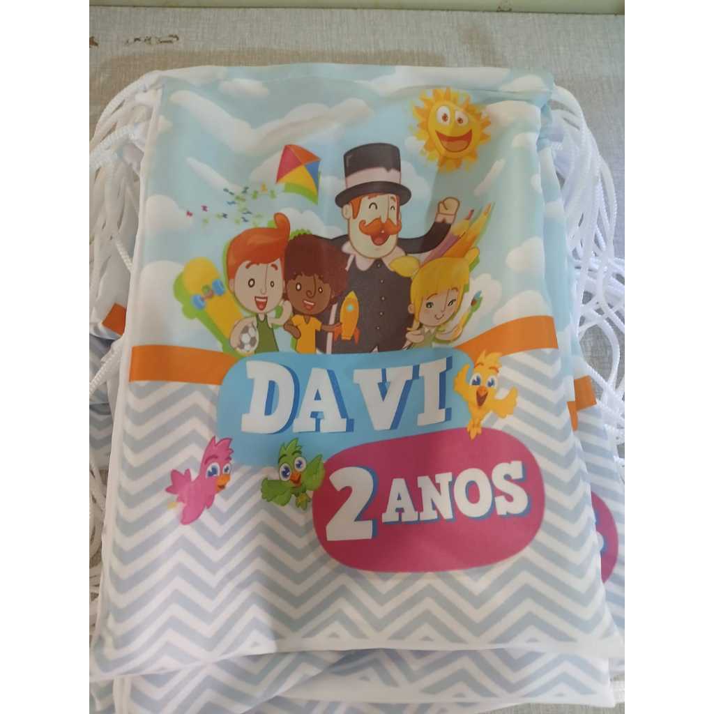 Mochila Saco sacochila mochilinha personalizada