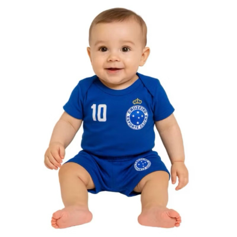 Body bebê time futebool Cruzeiro em Oferta na Shopee