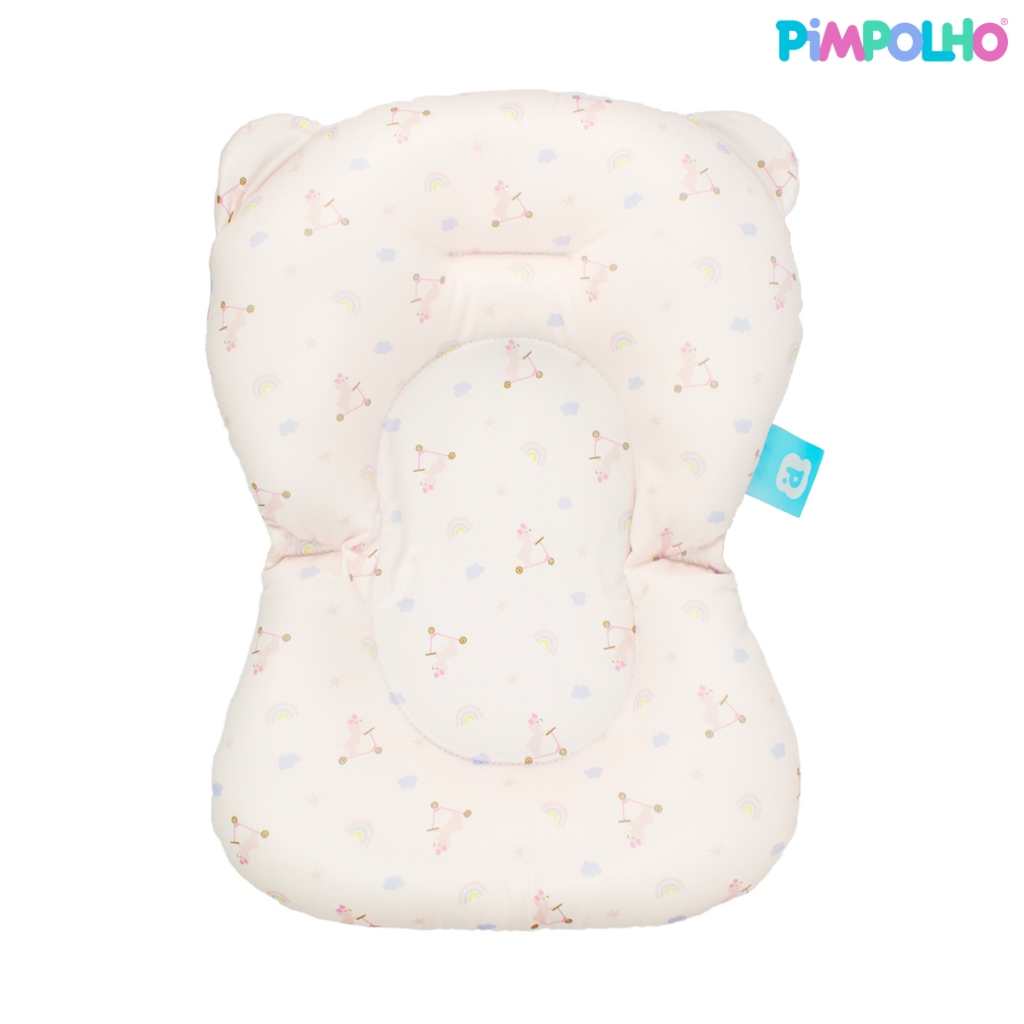 Almofada De Banho Para Bebê Estampada Anatômica Pimpolho em Oferta na Shopee
