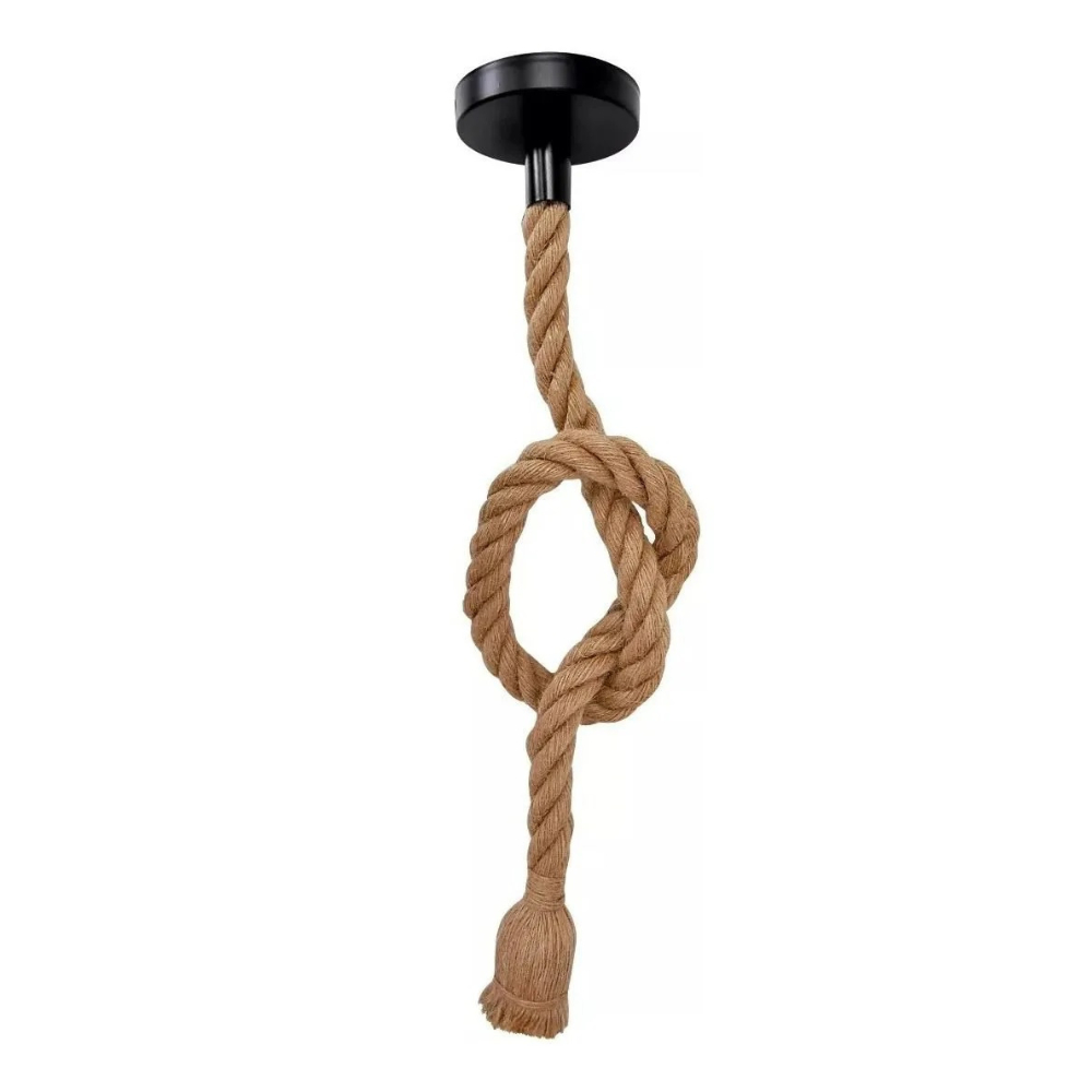Pendente Luminária Rústico Corda Sisal Retrô Vintage E27 1 Metro em Oferta na Shopee