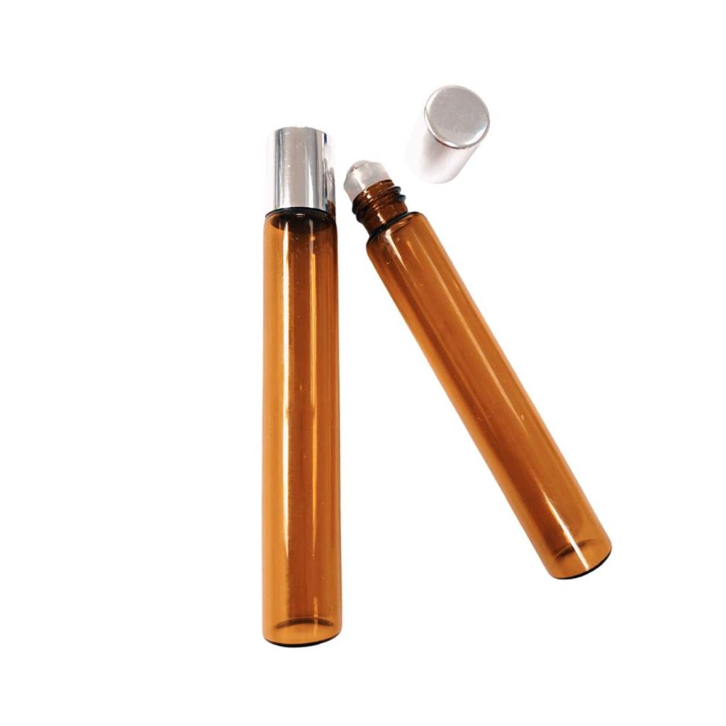 10 Roll On Âmbar Vidro Anti Uv 10ml p/ Aromaterapia Labial em Oferta na Shopee