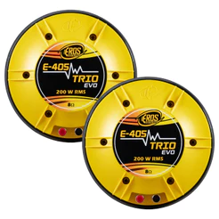 Kit 2 Driver Eros E-405 Trio Evo 200W RMS 8 Ohms Cornetão Jarrão E405 E 405