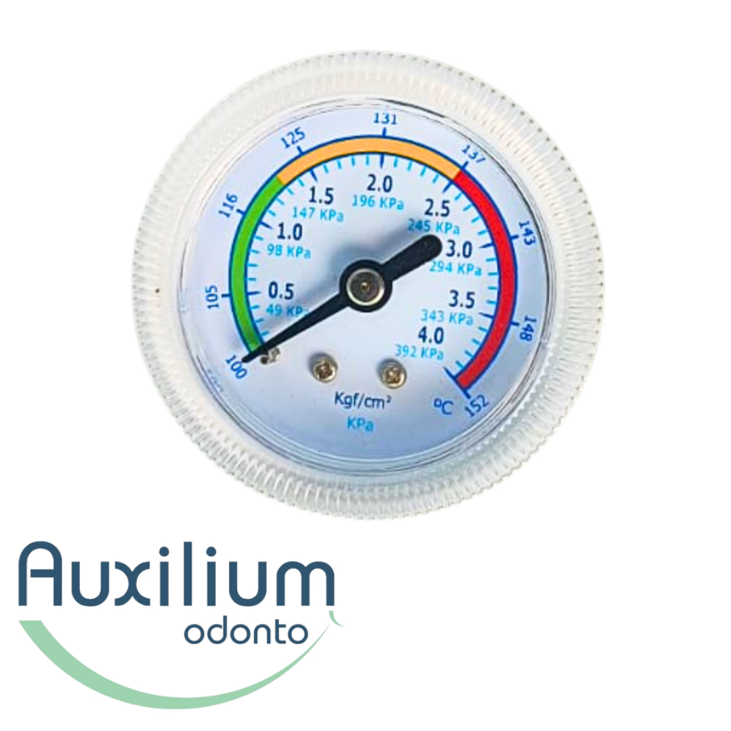 MANOMETRO AUTOCLAVE BIOCLAVE DABI/SAEVO/GNATUS