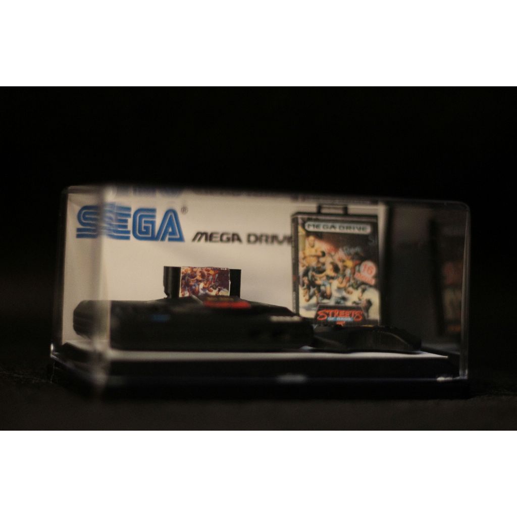 Miniatura SEGA Mega Drive 1 Escala 1:5 | Impressão 3D | Item Geek Colecionável |Console Decorativo Geek Colecionável