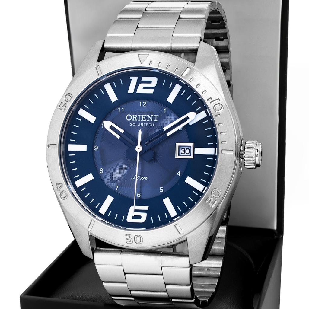 Relógio Orient Masculino Solartech MBSS1497D2SX em Oferta na Shopee